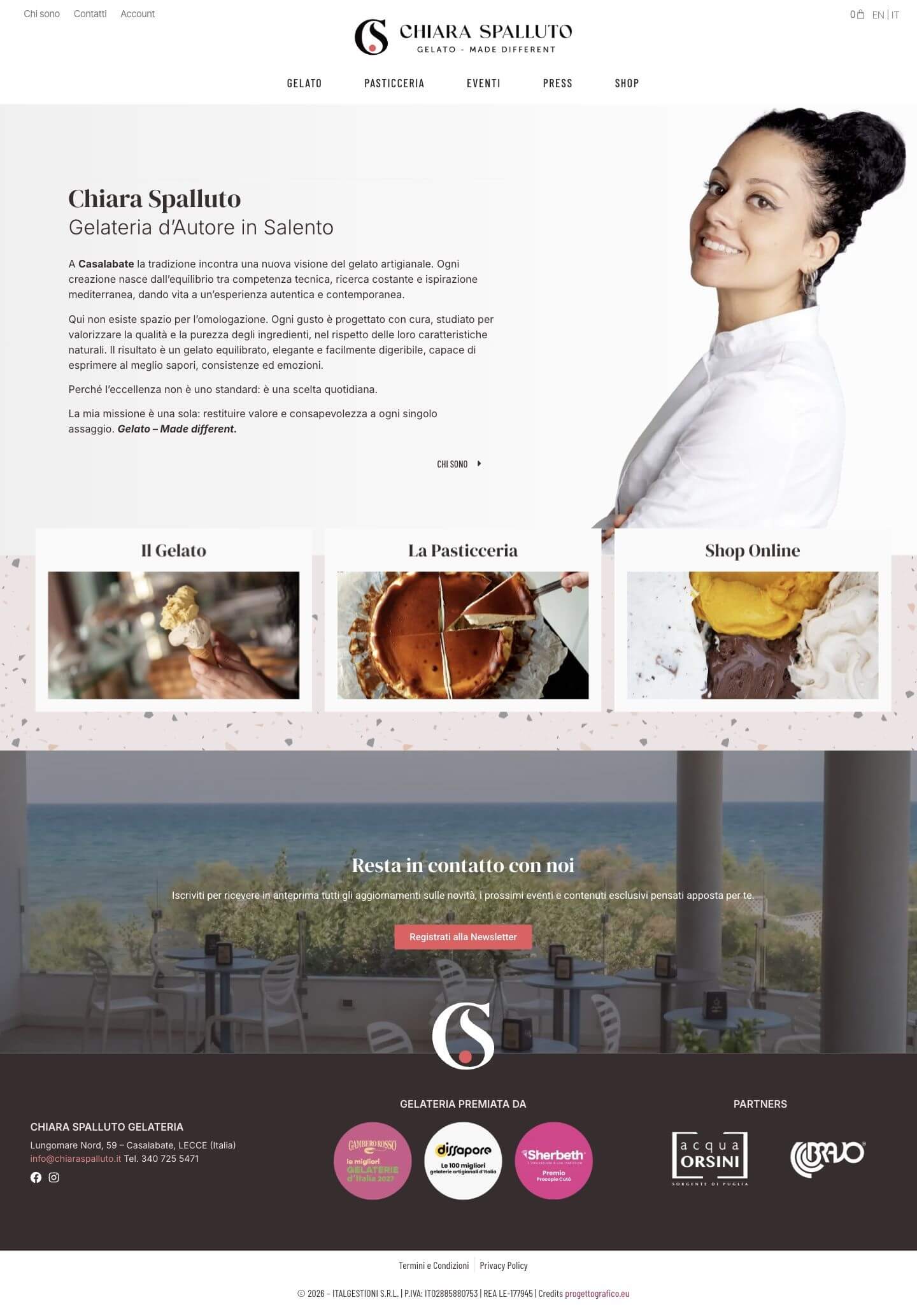 Il sito di Chiara Spalluto