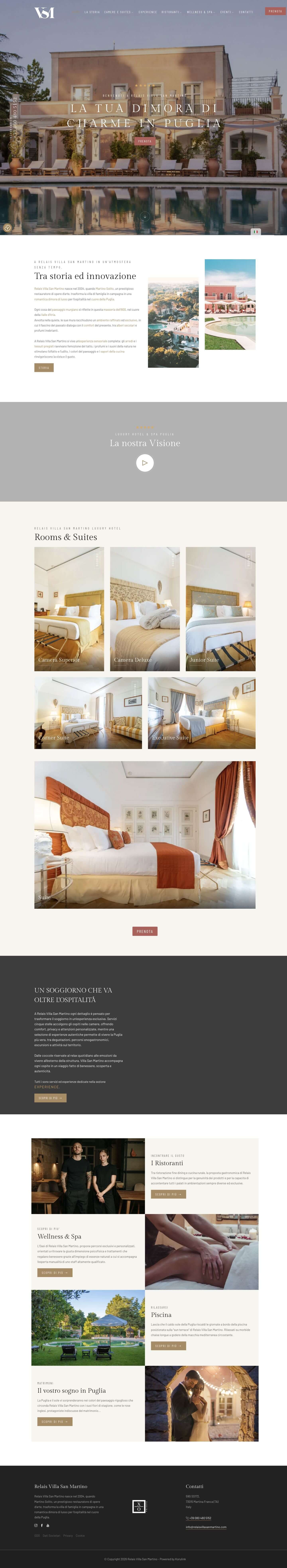 Il sito di Villa San Martino