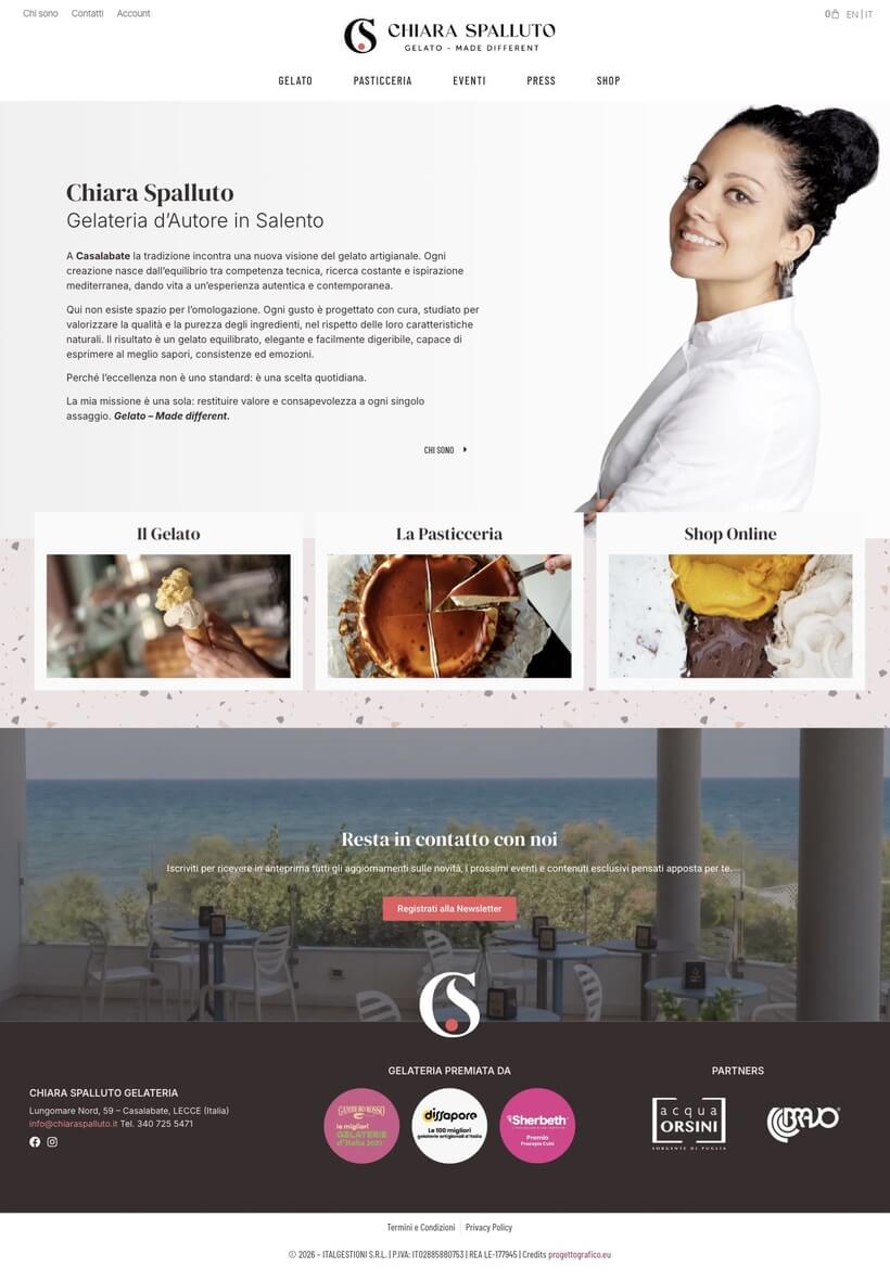 Chiara Spalluto sul tablet