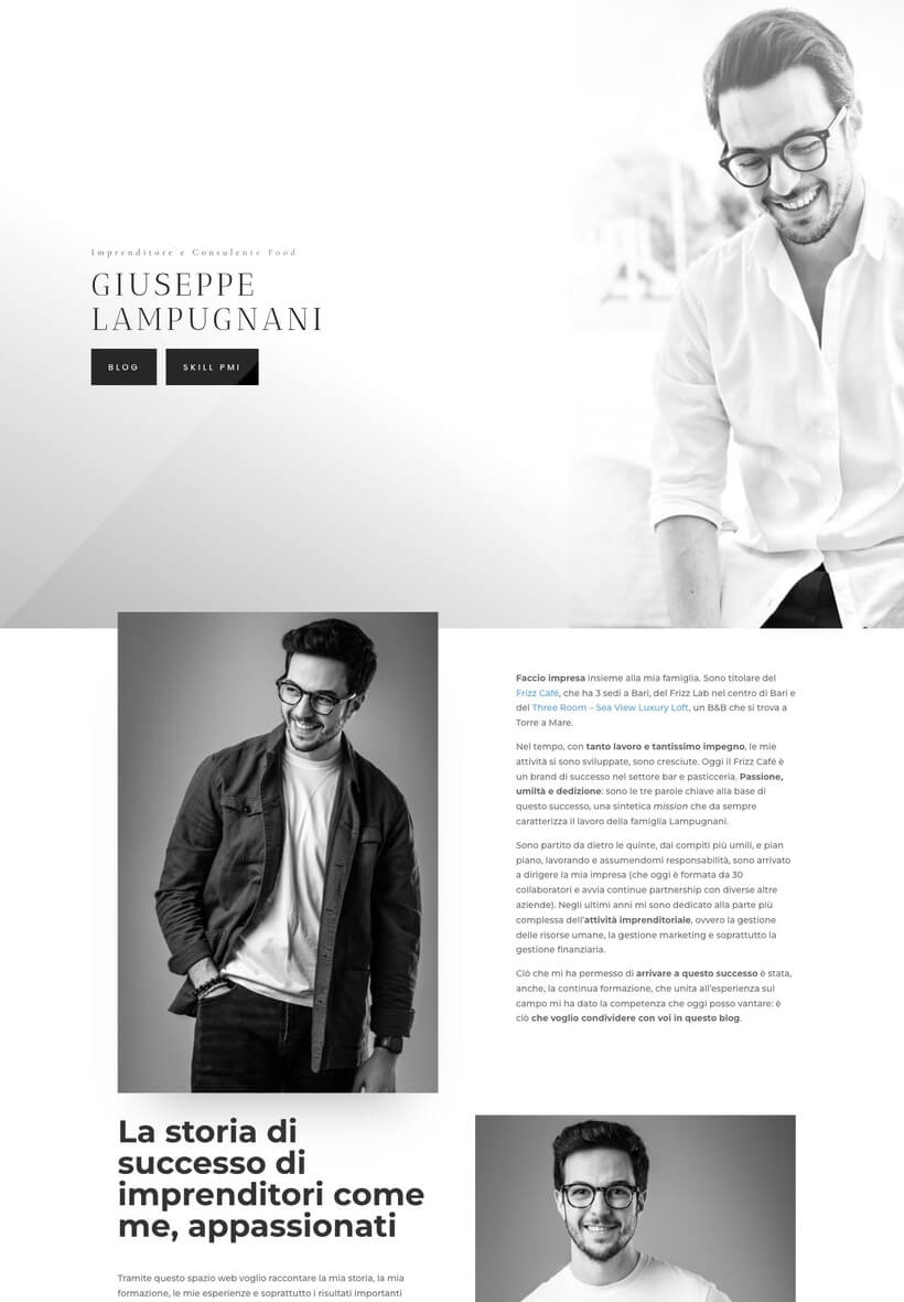 Giuseppe Lampugnani sul tablet
